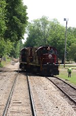 coming offthe siding